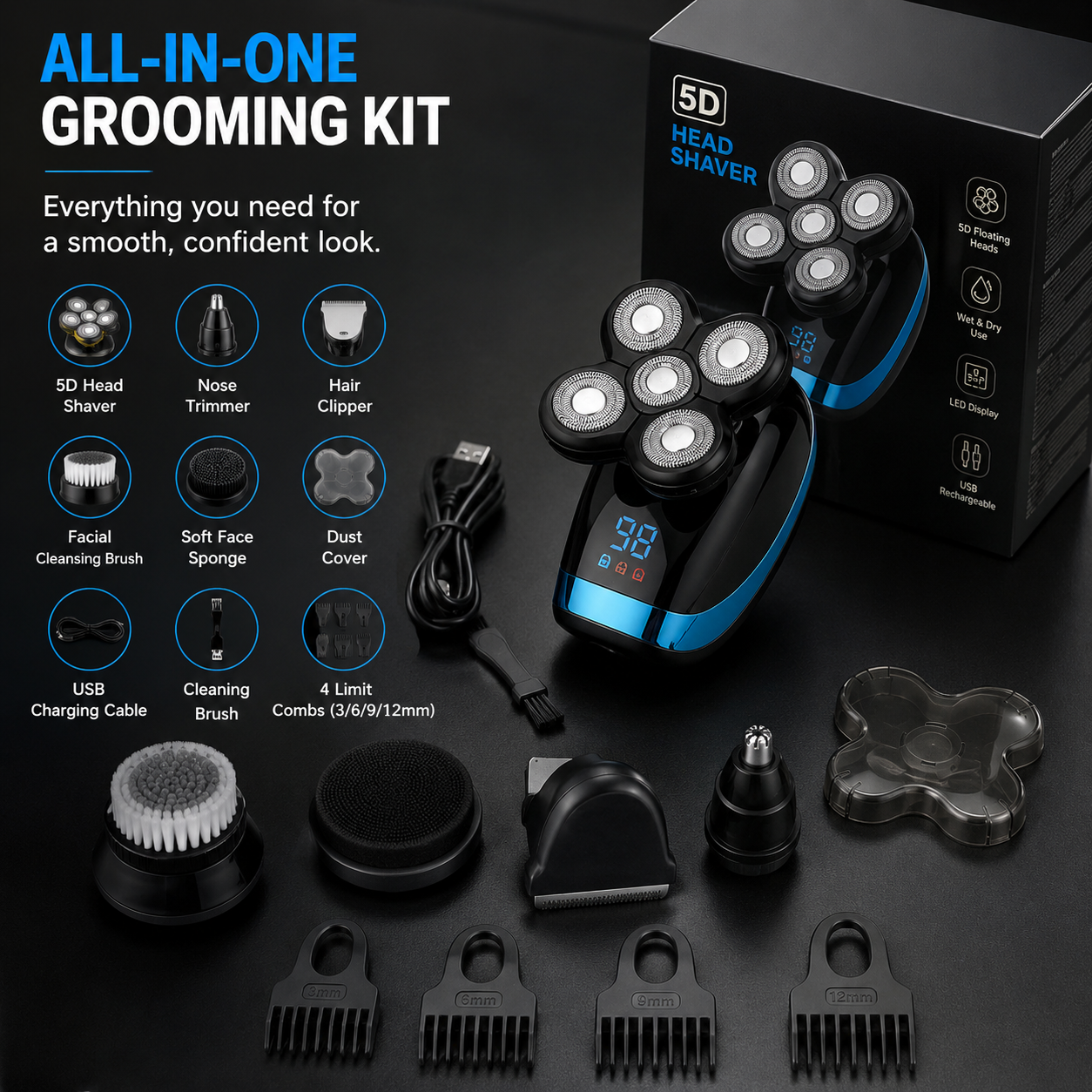 Luxiva Head Shaver Halo